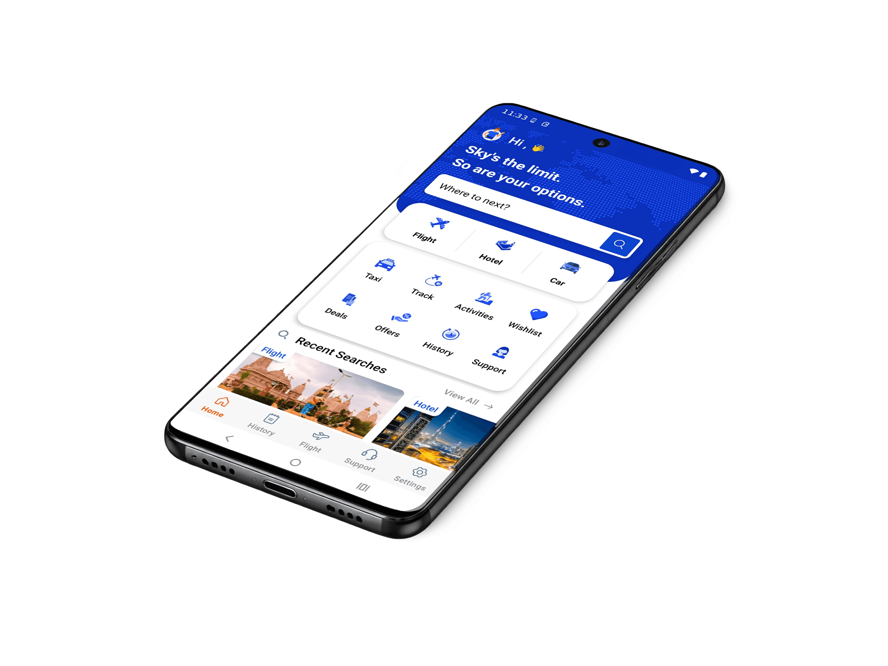 FareFirst app preview on phone